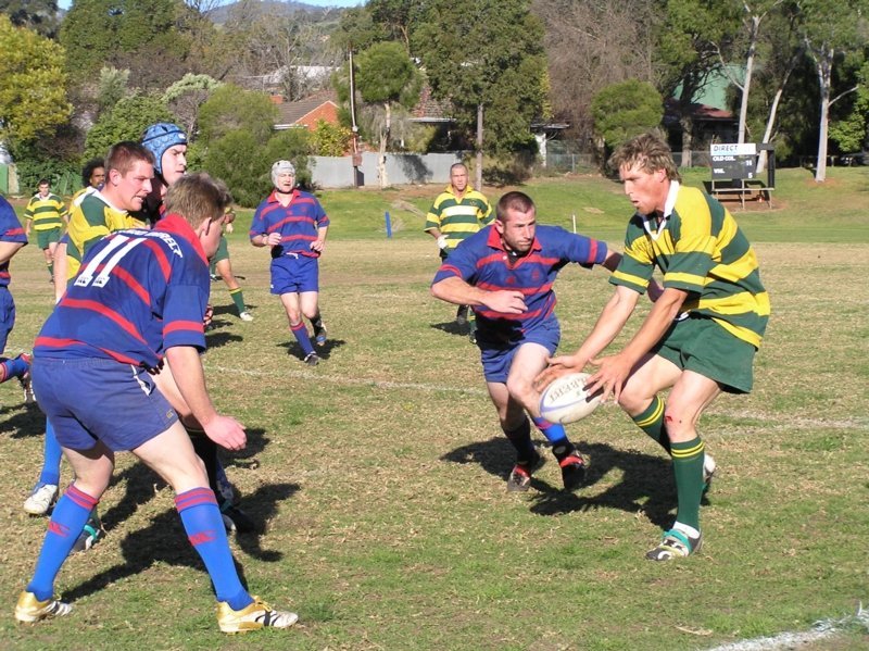 1st XV - Rob about to tackle